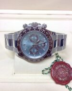 Rolex replica daytona 116506 platinum brown bezel orologio replica copia imitazione 4us200 - immagine 3
