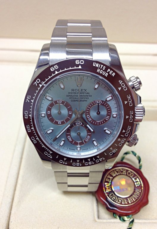 Rolex replica Daytona 116506 Platinum Ice Blue Dial5 Rolex replica daytona 116506 platinum brown bezel orologio replica copia imitazione 4us200 - immagine 1