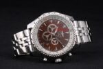 Breitling replica chrono acciaio navitimer orologio replica copia imitazione 4us142 - immagine 5
