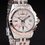 Breitling replica white dial acciaio rose gold orologio replica copia imitazione 4us143