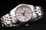 Breitling replica white dial acciaio rose gold orologio replica copia imitazione 4us143 - immagine 5