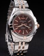 Breitling replica brown dial acciaio rose gold orologio replica copia imitazione 4us144