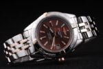 Breitling replica brown dial acciaio rose gold orologio replica copia imitazione 4us144 - immagine 4