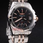 Breitling replica black dial acciaio rose gold orologio replica copia imitazione 4us146