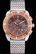 Breitling replica chrono acciaio orologio replica copia imitazione 4us147 - immagine 3