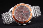 Breitling replica chrono acciaio orologio replica copia imitazione 4us147 - immagine 5