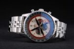 Breitling replica chrono acciaio navitimer panda orologio replica copia imitazione 4us148 - immagine 5