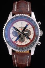 Breitling replica chrono acciaio navitimer panda orologio replica copia imitazione 4us149 - immagine 3