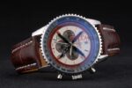 Breitling replica chrono acciaio navitimer panda orologio replica copia imitazione 4us149 - immagine 7