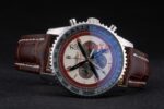 Breitling replica chrono acciaio navitimer panda orologio replica copia imitazione 4us149 - immagine 6