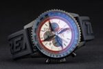 Breitling replica chrono acciaio navitimer pro-hunter caucciù orologio replica copia imitazione 4us154 - immagine 5