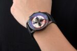 Breitling replica chrono acciaio navitimer pro-hunter caucciù orologio replica copia imitazione 4us154 - immagine 7