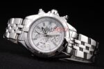 Breitling replica chrono acciaio white dial orologio replica copia imitazione 4us155 - immagine 6