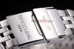 Breitling replica chrono acciaio black dial orologio replica copia imitazione 4us156 - immagine 9