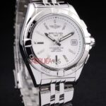 Breitling replica white dial acciaio orologio replica copia imitazione 4us157