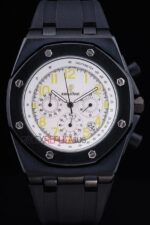 Audemars Piguet royal oak offshore replica orologio copia imitazione crono 4us014 - immagine 3