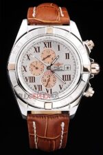 Breitling replica chrono panda dial orologio replica copia imitazione 4us160 - immagine 3