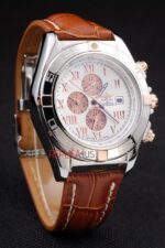 Breitling replica chrono panda dial orologio replica copia imitazione 4us160 - immagine 4