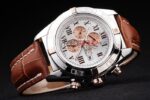 Breitling replica chrono panda dial orologio replica copia imitazione 4us160 - immagine 6