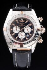 Breitling replica chrono acciaio black orologio replica copia imitazione 4us162 - immagine 4