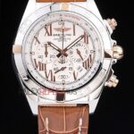 Breitling replica chrono acciaio white orologio replica copia imitazione 4us163