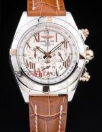Breitling replica chrono acciaio white orologio replica copia imitazione 4us163 - immagine 3