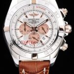 Breitling replica chrono acciaio white orologio replica copia imitazione 4us164