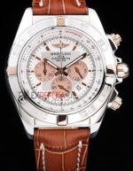 Breitling replica chrono acciaio white orologio replica copia imitazione 4us164
