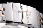 Breitling replica white dial acciaio rose gold orologio replica copia imitazione 4us165 - immagine 10