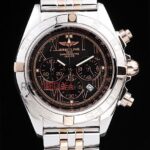 Breitling replica black dial acciaio rose gold orologio replica copia imitazione 4us167