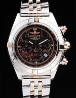 Breitling replica black dial acciaio rose gold orologio replica copia imitazione 4us167