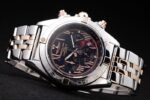 Breitling replica black dial acciaio rose gold orologio replica copia imitazione 4us167 - immagine 5