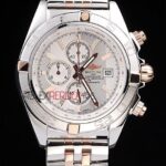 Breitling replica white dial acciaio rose gold orologio replica copia imitazione 4us168