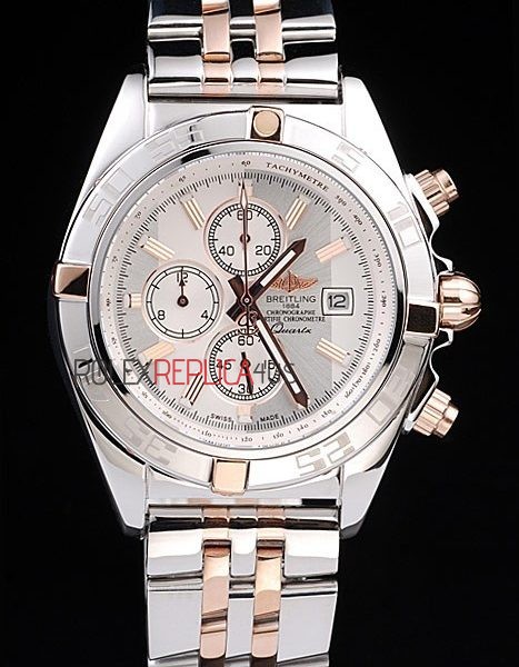 virtuemart_product_1306rolex-replica-orologi-copia-imitazione-rolex-omega Breitling replica white dial acciaio rose gold orologio replica copia imitazione 4us168 - immagine 1