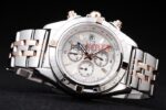 Breitling replica white dial acciaio rose gold orologio replica copia imitazione 4us168 - immagine 5