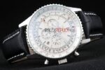 Breitling replica chrono acciaio navitimer white dial orologio replica copia imitazione 4us169 - immagine 4