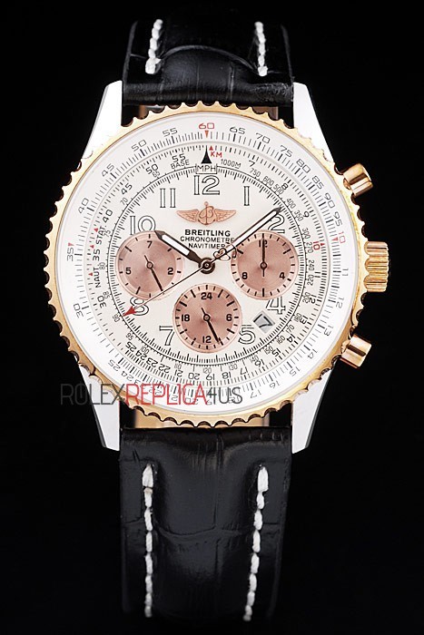 virtuemart_product_1322rolex-replica-orologi-copia-imitazione-rolex-omega Breitling replica chrono navitimer white dial gold dial orologio replica copia imitazione 4us170 - immagine 1