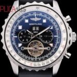 Breitling replica chrono acciaio navitimer strip rubber orologio replica copia imitazione 4us171