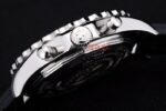 Breitling replica chrono acciaio navitimer strip rubber orologio replica copia imitazione 4us171 - immagine 10