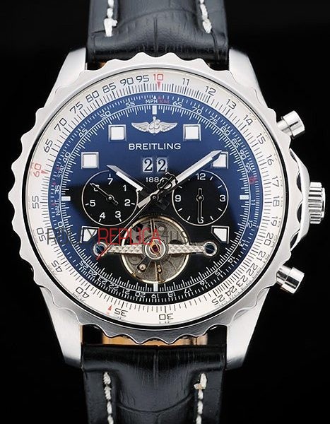 virtuemart_product_1340rolex-replica-orologi-copia-imitazione-rolex-omega Breitling replica chrono acciaio navitimer black dial orologio replica copia imitazione 4us172 - immagine 1