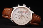 Breitling replica chrono  white dial rose gold orologio replica copia imitazione 4us173 - immagine 6