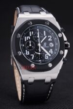Audemars Piguet royal oak offshore replica orologio copia imitazione crono 4us017 - immagine 3