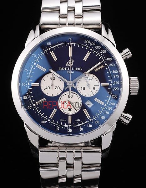 virtuemart_product_1430rolex-replica-orologi-copia-imitazione-rolex-omega Breitling replica chrono acciaio blu dial orologio replica copia imitazione 4us177 - immagine 1