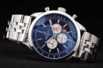 Breitling replica chrono acciaio blu dial orologio replica copia imitazione 4us177 - immagine 6