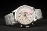 Breitling replica chrono acciaio argentèè dial orologio replica copia imitazione 4us180 - immagine 5