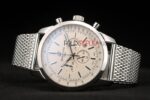 Breitling replica chrono acciaio argentèè dial orologio replica copia imitazione 4us180 - immagine 6