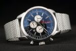 Breitling replica chrono acciaio blue dial orologio replica copia imitazione 4us181 - immagine 6