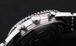 Breitling replica chrono acciaio navitimer black dial orologio replica copia imitazione 4us182 - immagine 6