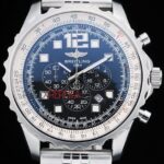 Breitling replica chrono acciaio blue dial orologio replica copia imitazione 4us183