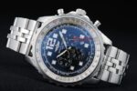 Breitling replica chrono acciaio blue dial orologio replica copia imitazione 4us183 - immagine 6